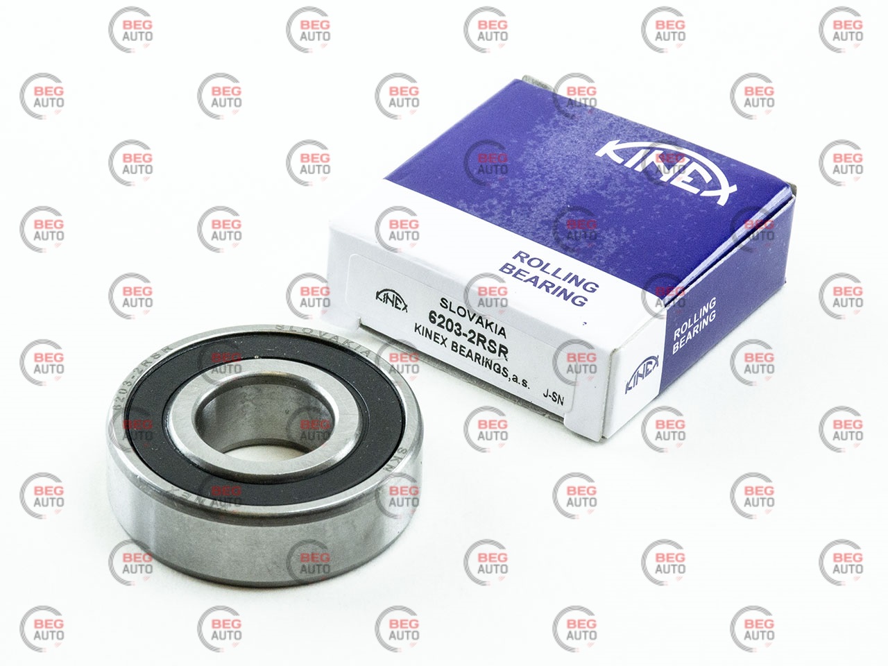 подшипн.180203 (6203) к\в Волга KINEX 6203-2RSR KINEX - купить